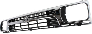 1992-1995 Toyota Pickup Grille, Chrome Shell/Black 2WD.