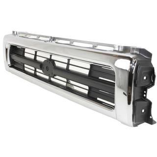 1992-1995 Toyota Pickup Grille, Chrome Shell/Black 4WD.