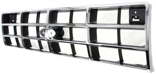 1989-1992 Ford Ranger Grille, Chrome Shell/Silver.