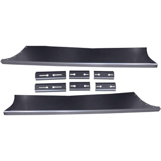 1937-1939 Dodge Full Size Smooth Running Board Set W/ Adapters.