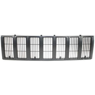 1997-2001 Jeep Cherokee Grille, Plastic, Painted-Black - Classic 2 Current Fabrication