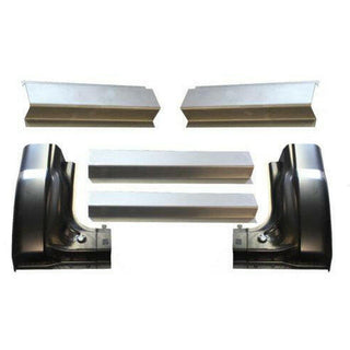 1999-2017 Ford Super Duty Crew Cab Front/Rear Rocker Panels & Cab Corners Kit.