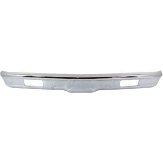 1971-1972 Chevy C30 Pickup Front Bumper, Chrome, With Pads Holes - Classic 2 Current Fabrication