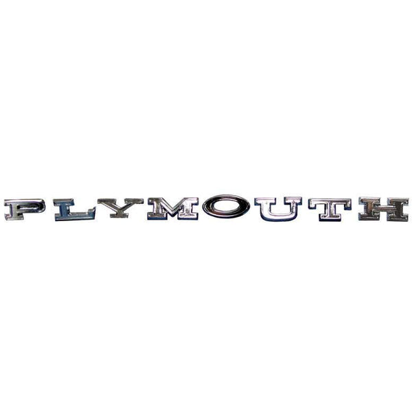 1970 - 1970 Plymouth Superbird B-Body "Plymouth" Tail Panel Emblem - Classic 2 Current Fabrication