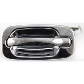 2000-2007 Chevy Silverado Rear Door Handle LH, Outside, All Chrome, w/o Keyhole - Classic 2 Current Fabrication