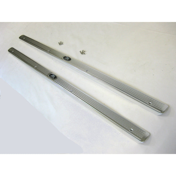 1955-1957 Chevy One-Fifty Series 2 Door- Door Sill Plate, Pair - Classic 2 Current Fabrication