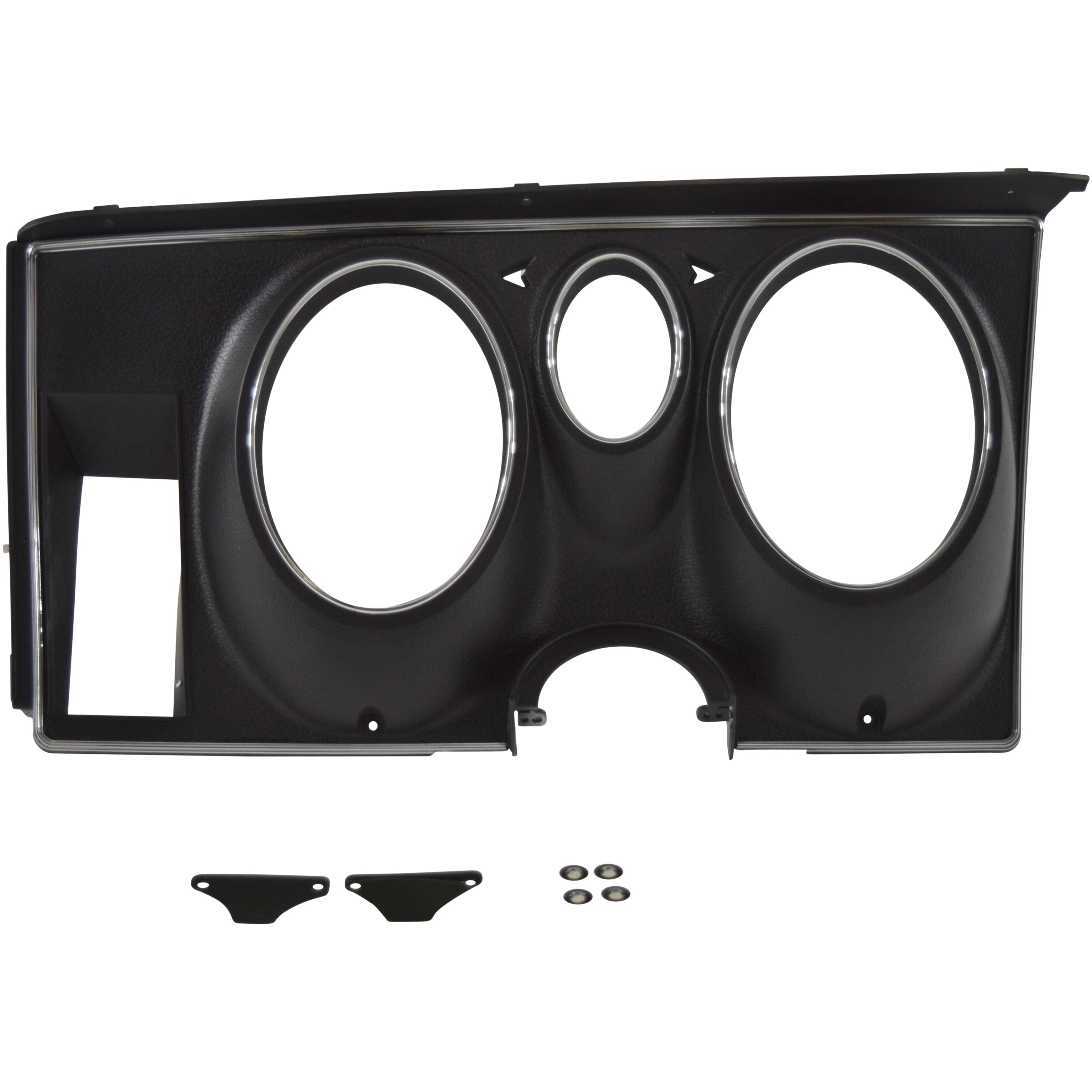 1971-73 Ford Mustang Printed Circuit Instrument Cluster Bezel – With Tach – Green