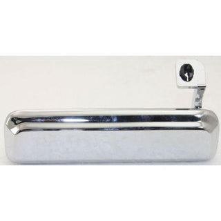 1979-1993 Ford Mustang Front Door Handle LH, Zinc Chrome, w/o Keyhole, Metal - Classic 2 Current Fabrication