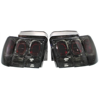1999-2004 Ford Mustang Tail Lamp, Smoke Lens, Altezza Style, One Set - Classic 2 Current Fabrication