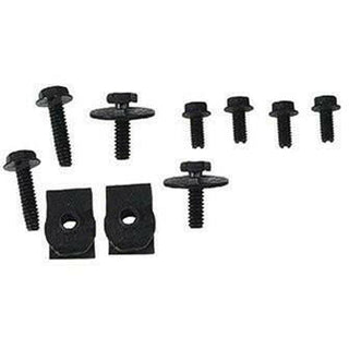 1964-1965 Ford Mustang GRILLE BAR HARDWARE KIT, 10 PIECES.