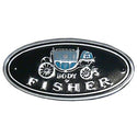 1962-1972 Pontiac Tempest FISHER BODY STICKER, BODY BY FISHER - Classic 2 Current Fabrication