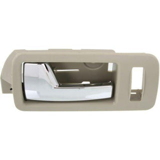 2005-2014 Ford Mustang Front Door Handle LH, Chrome Lever/Beige Housing - Classic 2 Current Fabrication