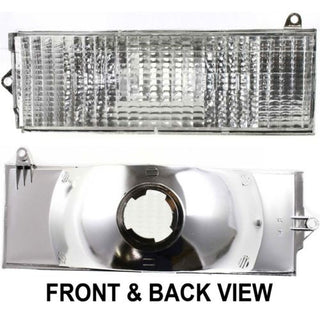 1984-1996 Jeep Cherokee Signal Light LH, Lens And Housing, Below Headlamp - Classic 2 Current Fabrication