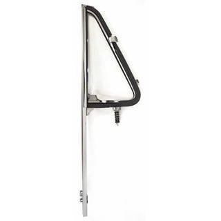 1964-1966 Chevy C10 Pickup Vent Window Assembly Chrome w/Clear RH - Classic 2 Current Fabrication
