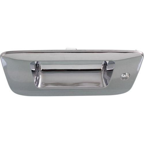 20072014 Chevy Silverado Tailgate Handle Bezel, Chrome, W/Keyhole