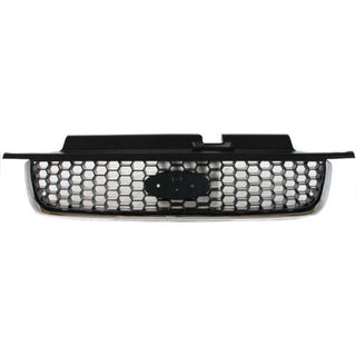 2001-2004 Ford Escape Grille, Chrome Shell/Black Insert - Classic 2 Current Fabrication