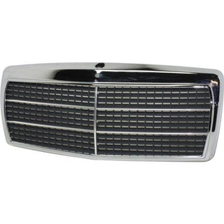 1984-1993 Mercedes 190E Grille, Chrome Shell/primed - Classic 2 Current Fabrication