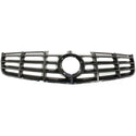 2006-2011 Cadillac DTS Grille, Plastic, Painted-Black - Classic 2 Current Fabrication