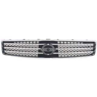 2009-2011 Nissan Maxima Grille, Chrome Shell/Dark Gray - Classic 2 Current Fabrication