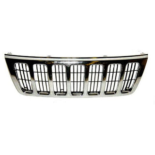 1999-2003 Jeep Grand Cherokee Grille Assembly Chrome - Classic 2 Current Fabrication
