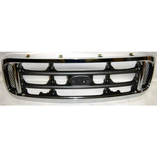1999-2004 Ford F-150 Pickup Super Duty Grille Chrome/Silver/Black - Classic 2 Current Fabrication