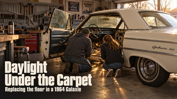 Daylight Under the Carpet: Replacing the Floor Pans in a 1964 Ford Galaxie