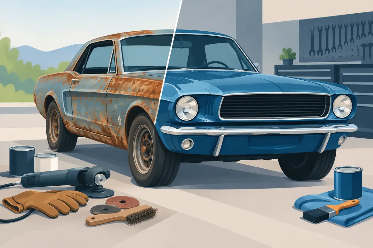 How to Fix Rust on a Classic Car Right