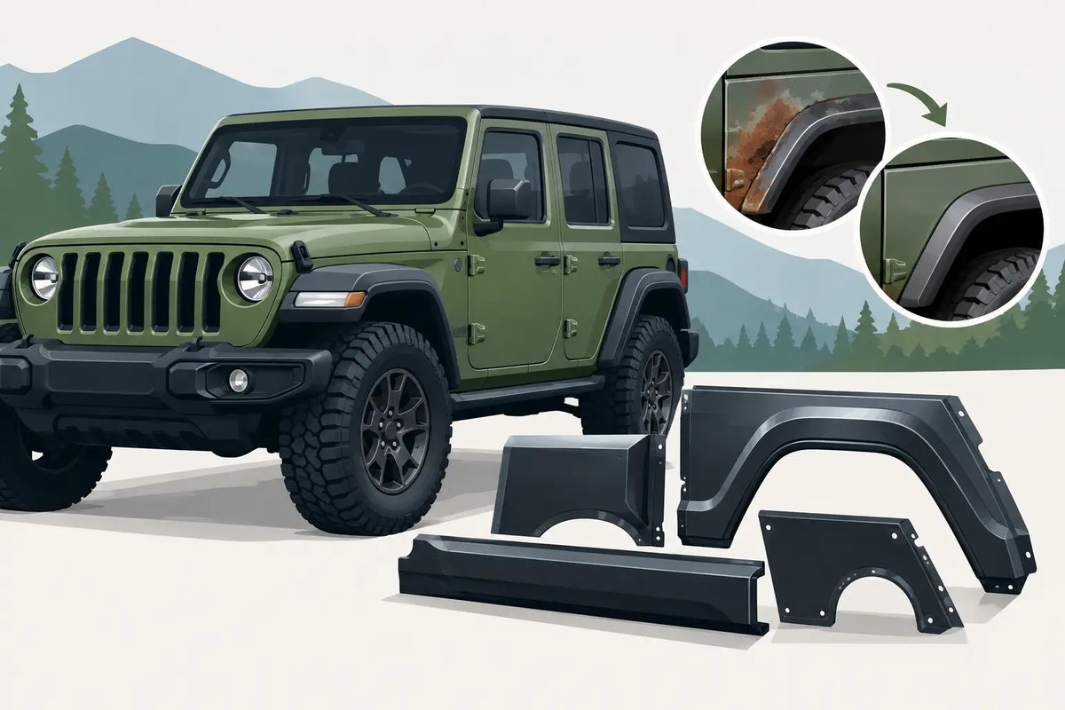 Jeep Wrangler Rust Repair Panels That Fit Right