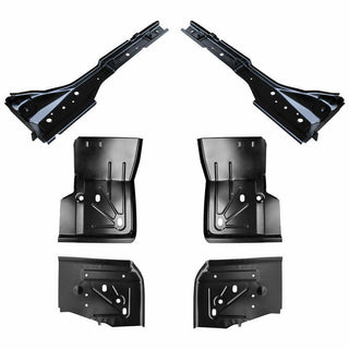 1997-2006 Jeep TJ Wrangler Front & Rear Floor Pans & Torque Box Set