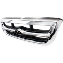 1998-2000 Ford Ranger Grille, Chrome Shell/gray Insert.