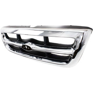 1998-2000 Ford Ranger Grille, Chrome Shell/gray Insert.