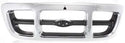 1998-2000 Ford Ranger Grille, Chrome/gray, 4wd.