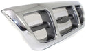 1998-2000 Ford Ranger Grille, Chrome/gray, 4wd.