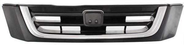1997-2001 Honda CR-V Grille, Painted-Black.