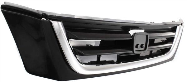 1997-2001 Honda CR-V Grille, Painted-Black.