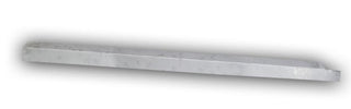 Metallic cylindrical object on a white background. 2005-2010 Chrysler 300 Outer Rocker Panel, LH.