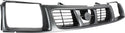 1998-2000 Nissan Frontier Grille, Painted-gray.