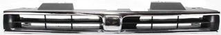 1992-1993 Honda Accord Grille, Chrome Shell/Black.