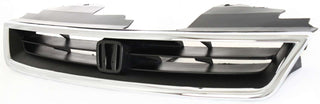1996-1997 Honda Accord Grille, Chrome/ Black Insert.