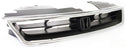 1996-1997 Honda Accord Grille, Chrome/ Black Insert.