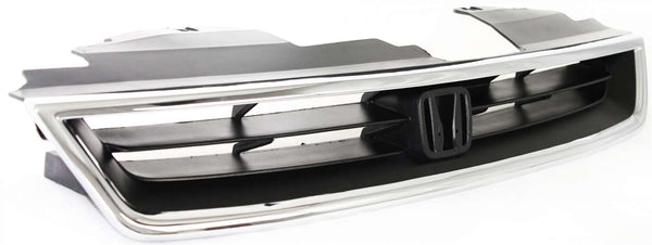 1996-1997 Honda Accord Grille, Chrome/ Black Insert.
