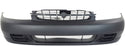 1998-1999 Nissan Altima Front Bumper Cover, Primed, w/o Fog Lamp Holes.
