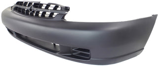 1998-1999 Nissan Altima Front Bumper Cover, Primed, w/o Fog Lamp Holes.