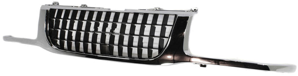 1993-1997 Isuzu Rodeo Grille, Chrome Shell/Black.