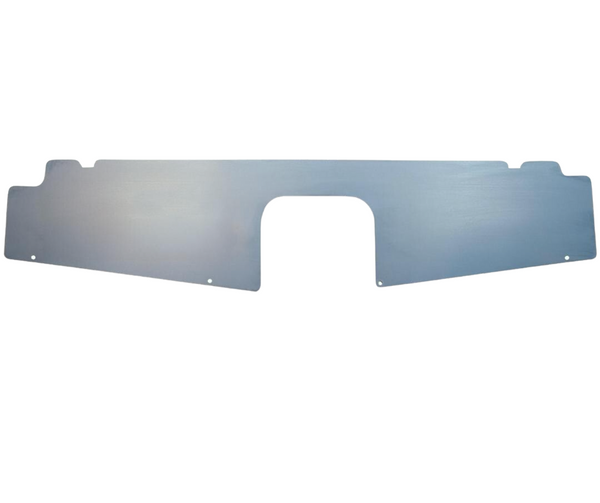 Car dashboard cover on a white background. 1969 Plymouth Road Runner Radiator Support Show Panel.