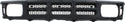 1990-1993 Mazda Pickup Grille, Painted-Black, 4wd.