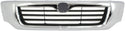 1998-2000 Mazda Pickup Grille, Chrome Shell/Black.