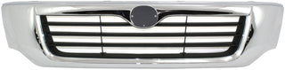 1998-2000 Mazda Pickup Grille, Chrome Shell/Black.