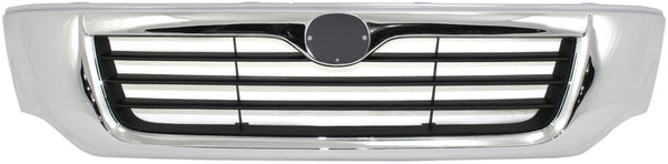 1998-2000 Mazda Pickup Grille, Chrome Shell/Black.