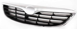 1998-1999 Mazda 626 Grille, Chrome Shell/Black Insert.